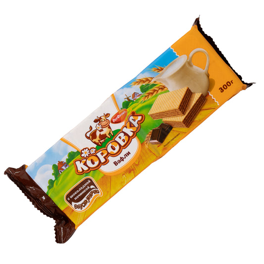 Rot Front Korovka Wafers with Chocolate Filling, 10.58oz