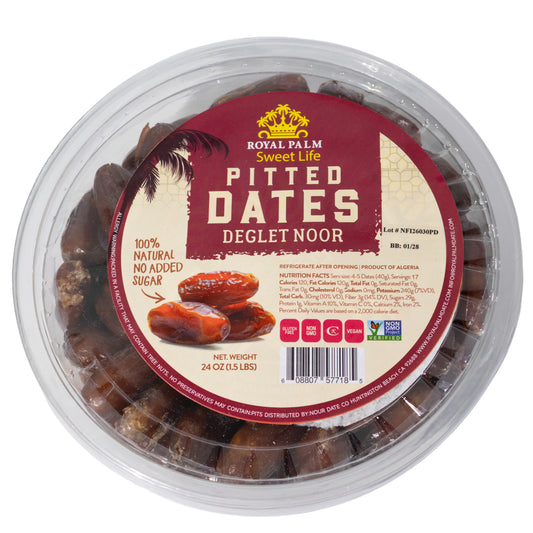 Royal Palm Sweet Life Pitted Deglet Noor Dates, 24oz