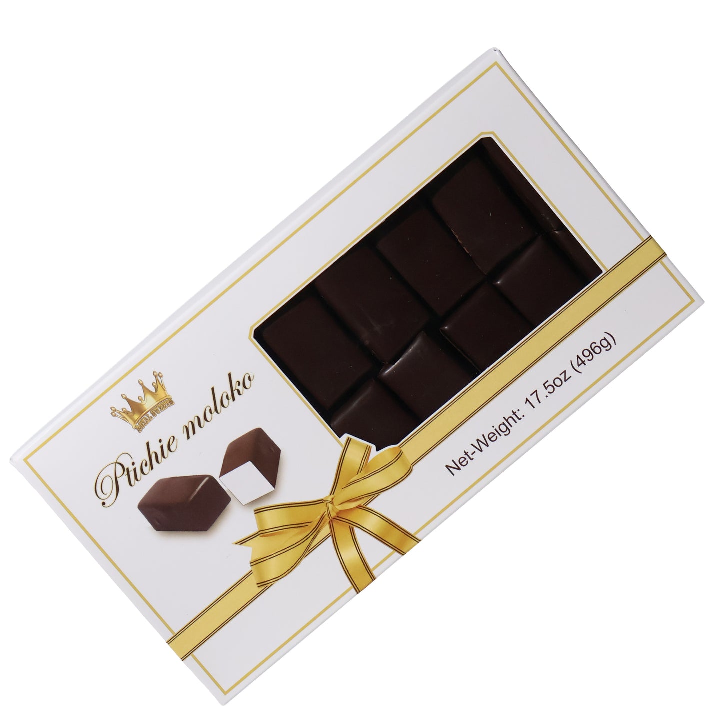 Royal Sweets Ptichie Moloko Chocolate Covered Marshmallow Candies, 17.5oz
