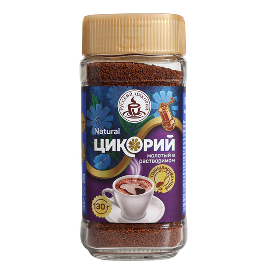 Russkiy Tsikoriy Natural Instant Chicory Granules, 4.59oz