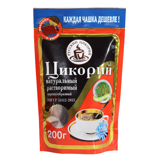 Russkiy Tsikoriy Natural Instant Chicory Powder, 3.53oz