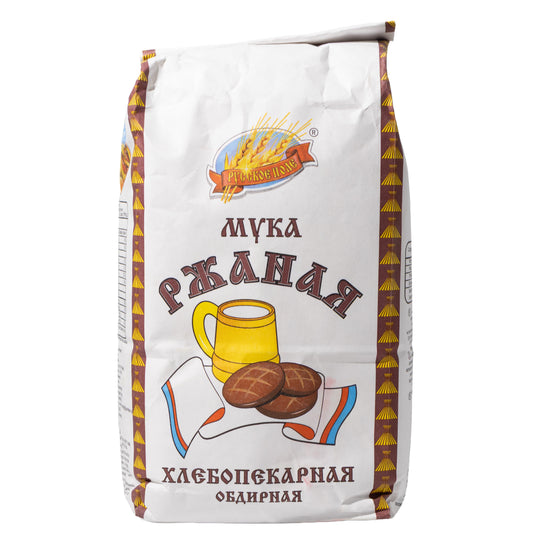 Russkoe Pole Medium Rye Flour, 35.3oz