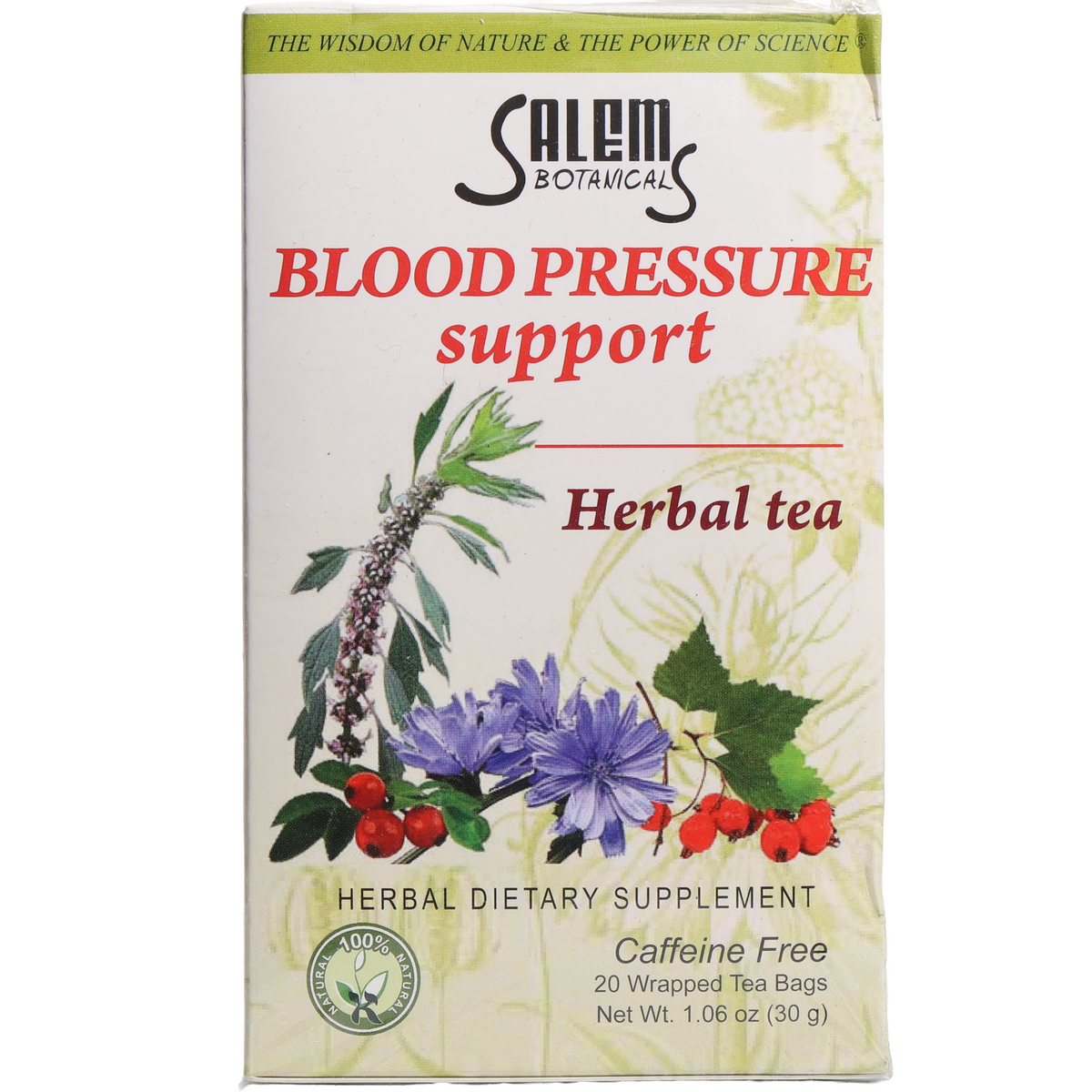 Salem Botanicals Blood Pressure Support Herbal Tea, 1.06oz
