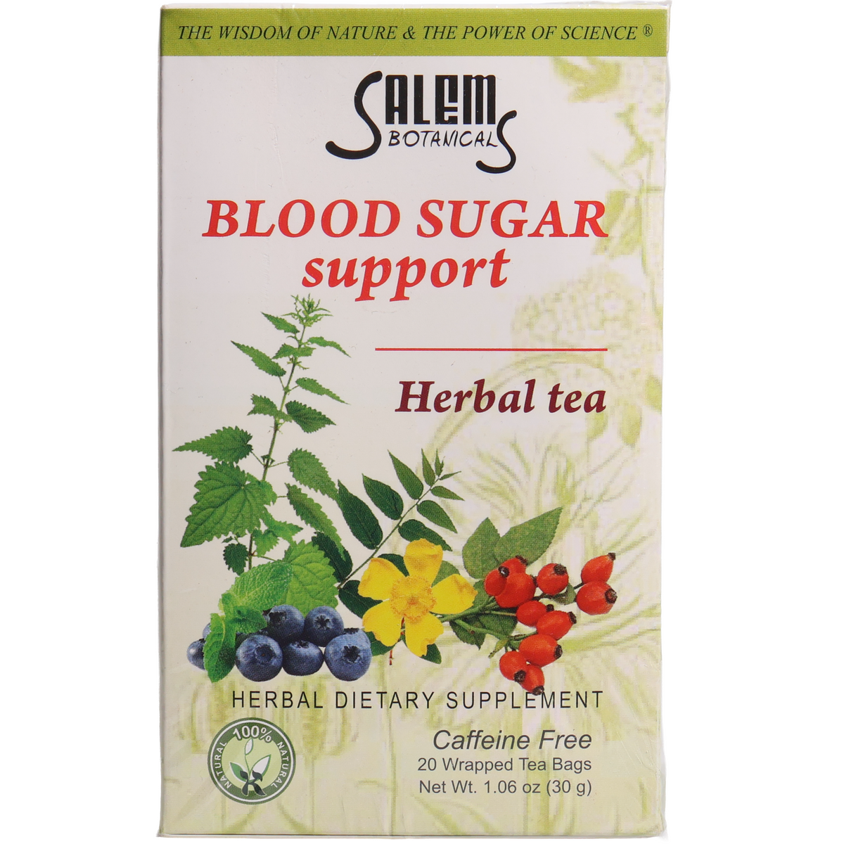 Salem Botanicals Blood Sugar Support Herbal Tea, 1.06oz