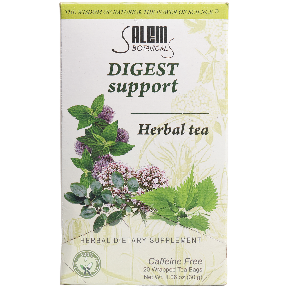 Salem Botanicals Digest Support Herbal Tea, 1.06oz