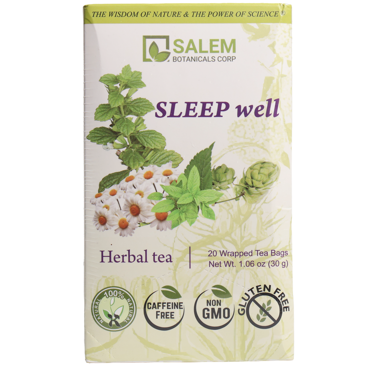 Salem Botanicals Sleep Well Herbal Tea, 1.06oz