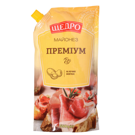 Schedro Premium 72% Mayonnaise, 19.4oz
