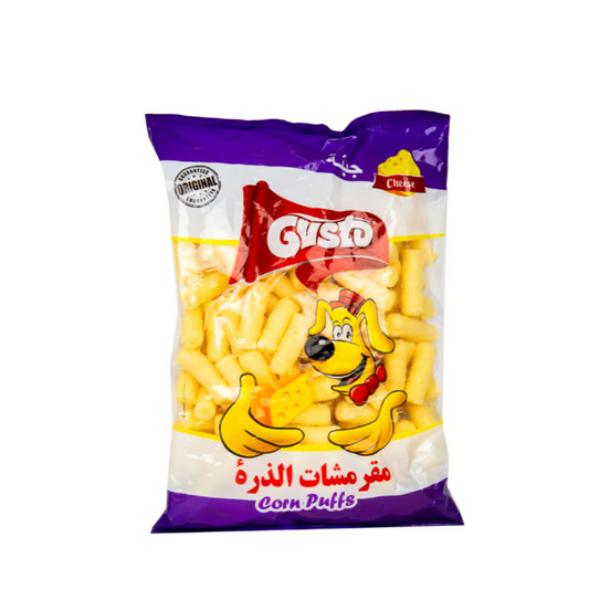 pack of Gusto Cheese Corn Puffs, 80g