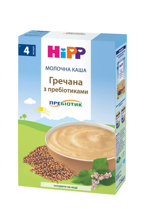 pack of HiPP Buckwheat Milk & Cereal, 250g