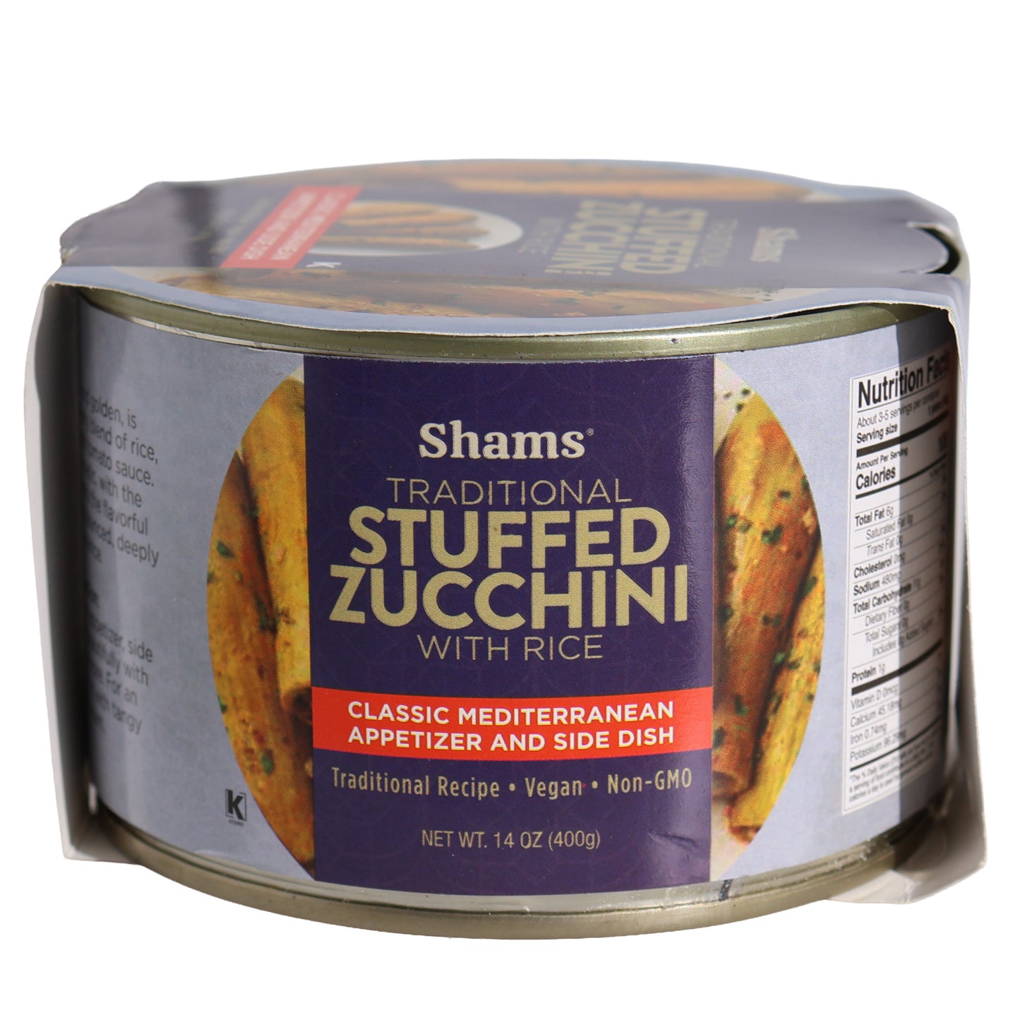 Shams Traditional Stuffed Zucchini with Rice, 14oz