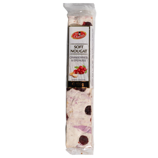 Sir Charles Soft Nougat Cranberry & Peanut Bar, 3.5oz