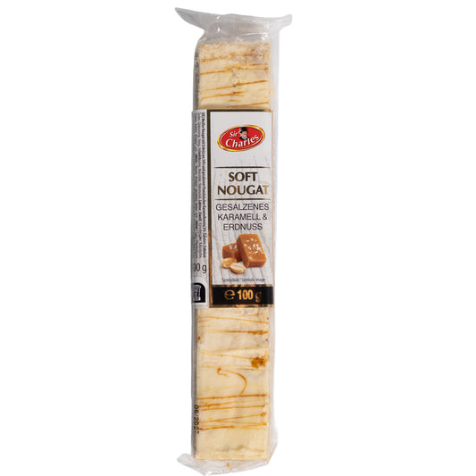 Sir Charles Soft Nougat Salted Caramel & Peanut Bar, 3.5oz