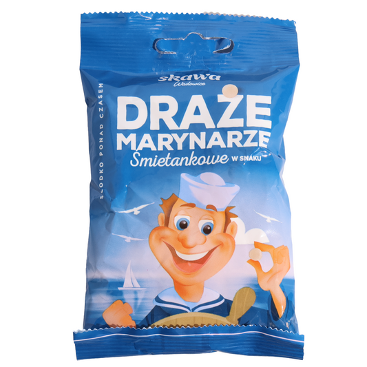 Skawa Draze Marynarze Cream-Flavored Dragees, 2.47oz
