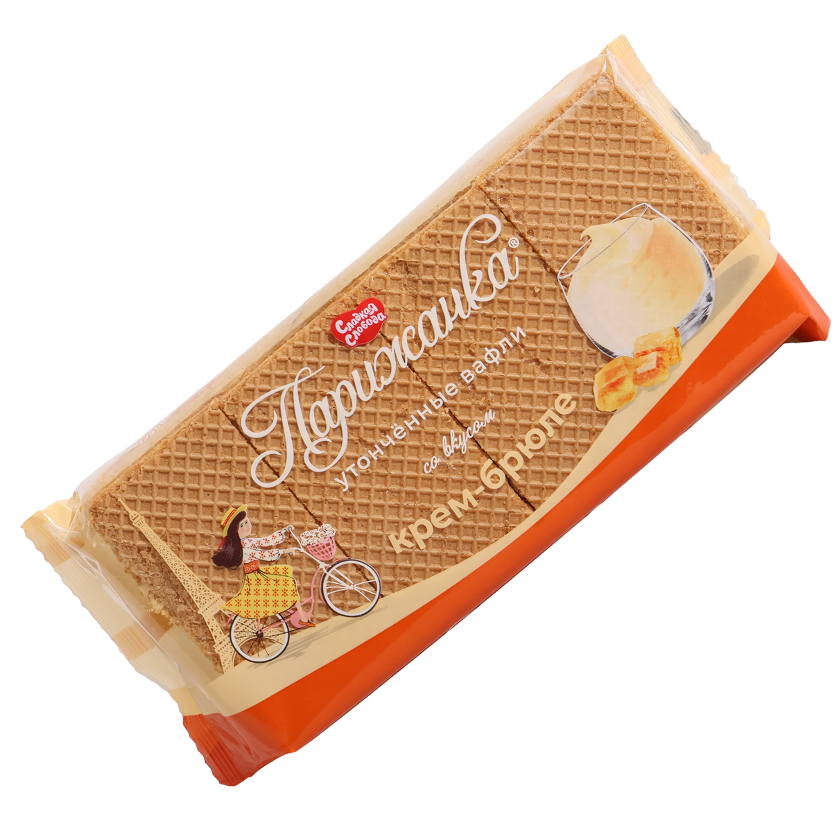 Sladkaya Sloboda Parizhanka Crème Brûlée Wafers, 7.40oz