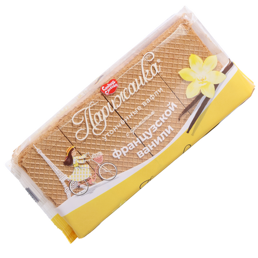 Sladkaya Sloboda Parizhanka French Vanilla Wafers, 7.40oz