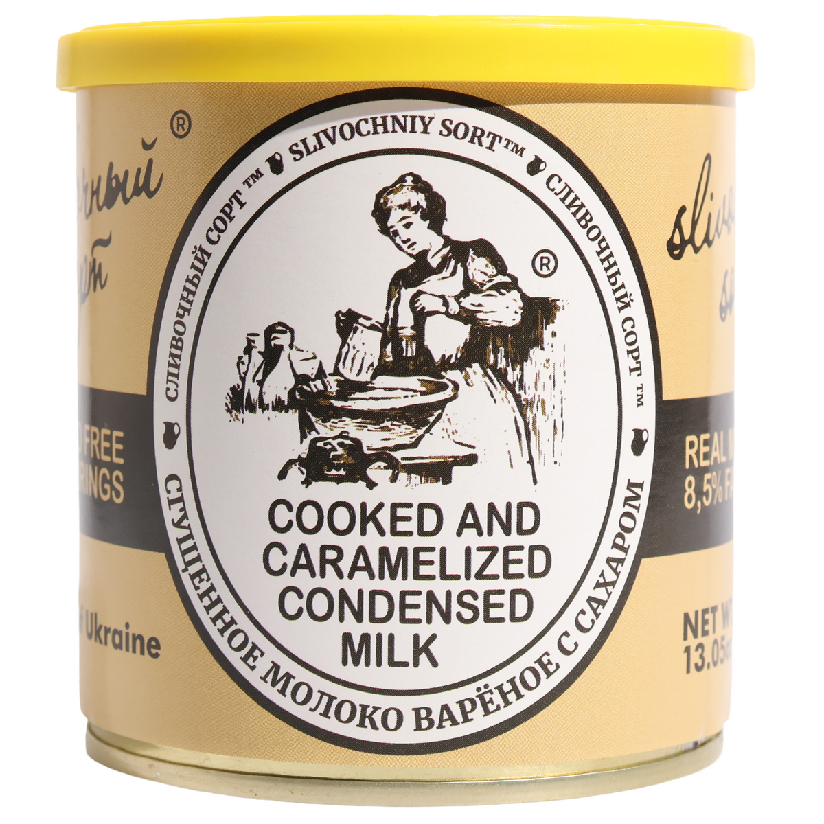 Slivochniy Sort Cooked Caramelized Condensed Milk, 13.05oz
