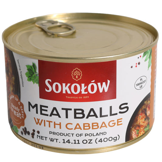 Sokolow Meatballs with Cabbage, 14.11oz