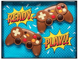 Двойной игровой контроллер из твердого шоколада, 140 г