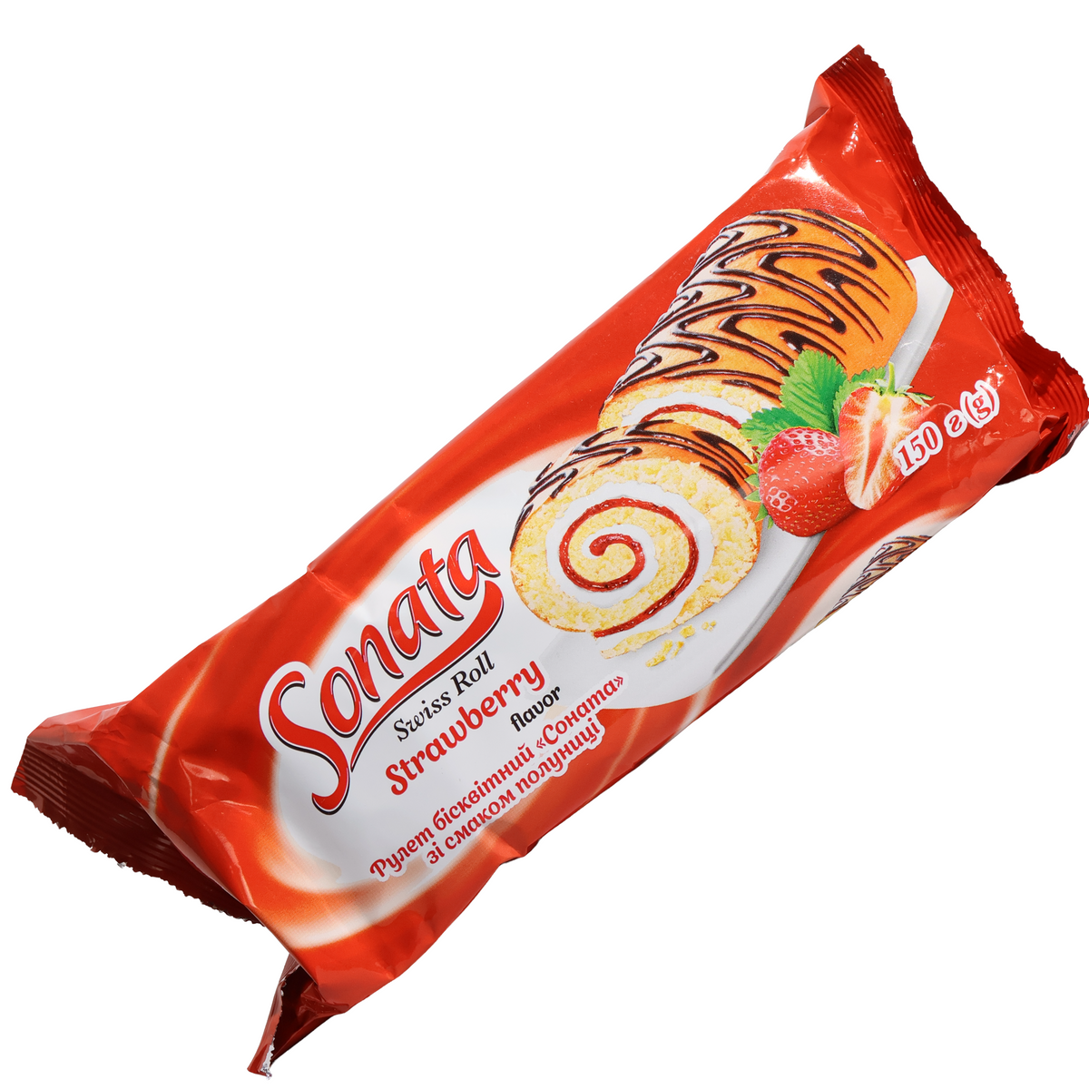 Sonata Strawberry Swiss Roll, 5.29oz