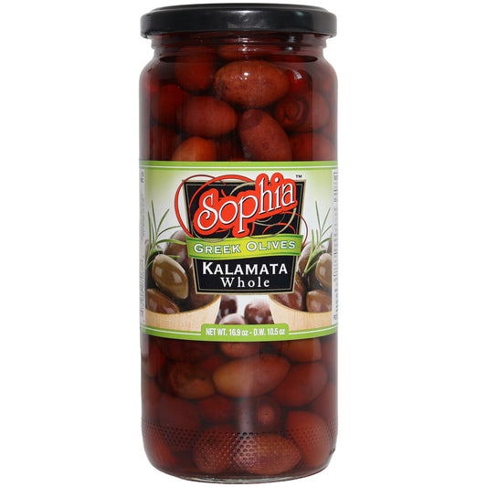 Sophia Kalamata Whole Greek Olives, 16.9oz
