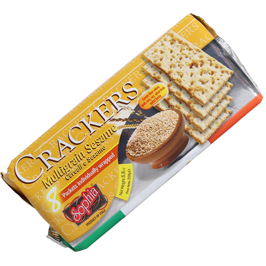 Sophia Multigrain Sesame Crackers, 8.8oz