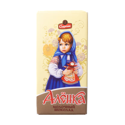 Spartak Alenka Milk Chocolate Bar, 2.99oz