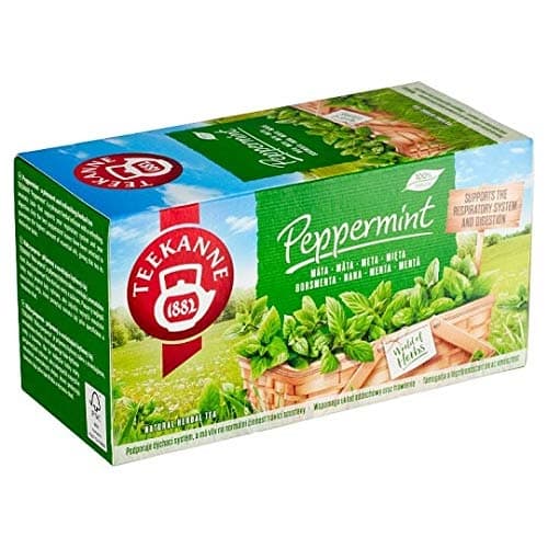 box of Teekanne Peppermint Herbal Tea, 20TB