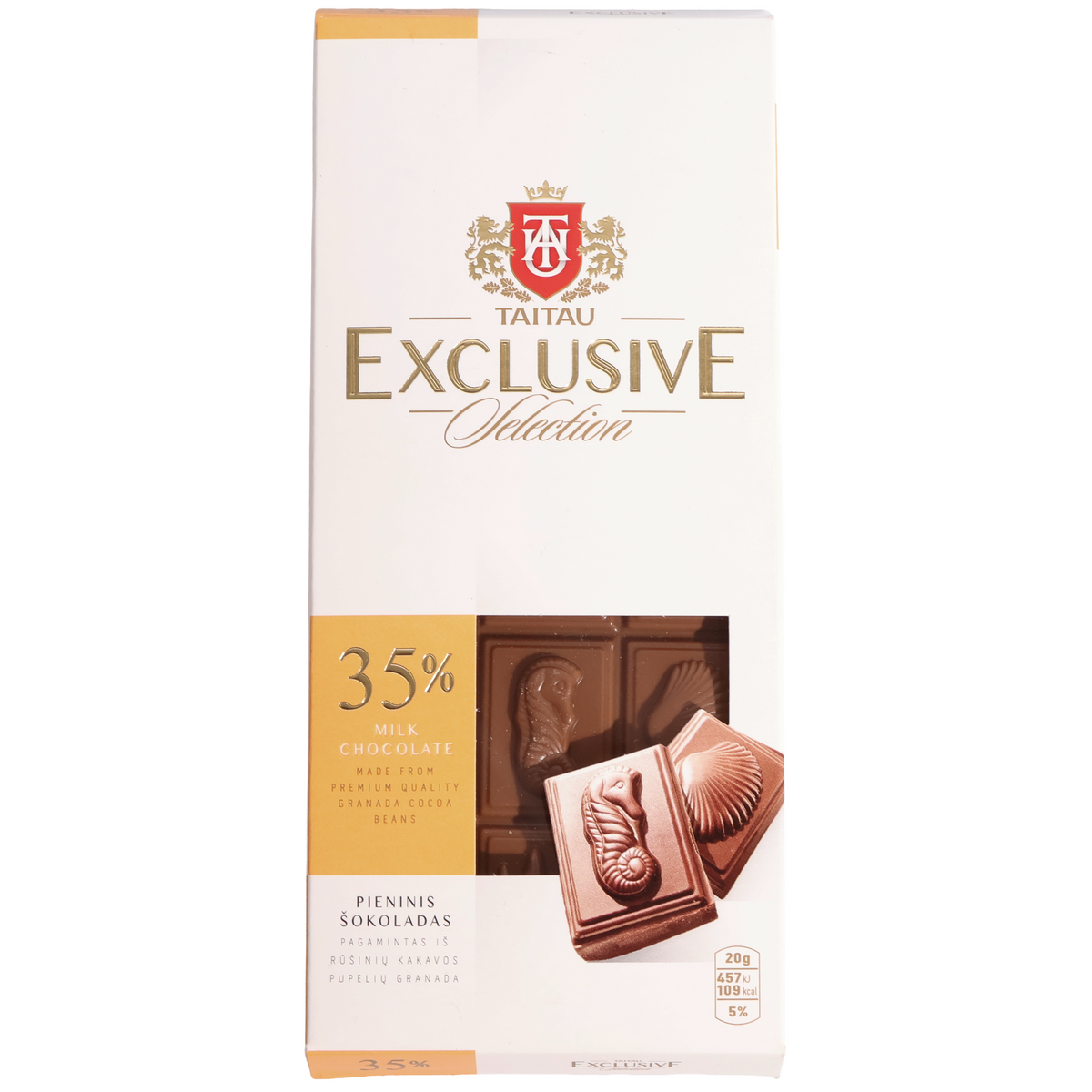 Tai Tau Exclusive Selection 35% Milk Chocolate, 3.5oz