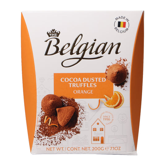 The Belgian Cocoa Dusted Truffles Orange, 7.1oz