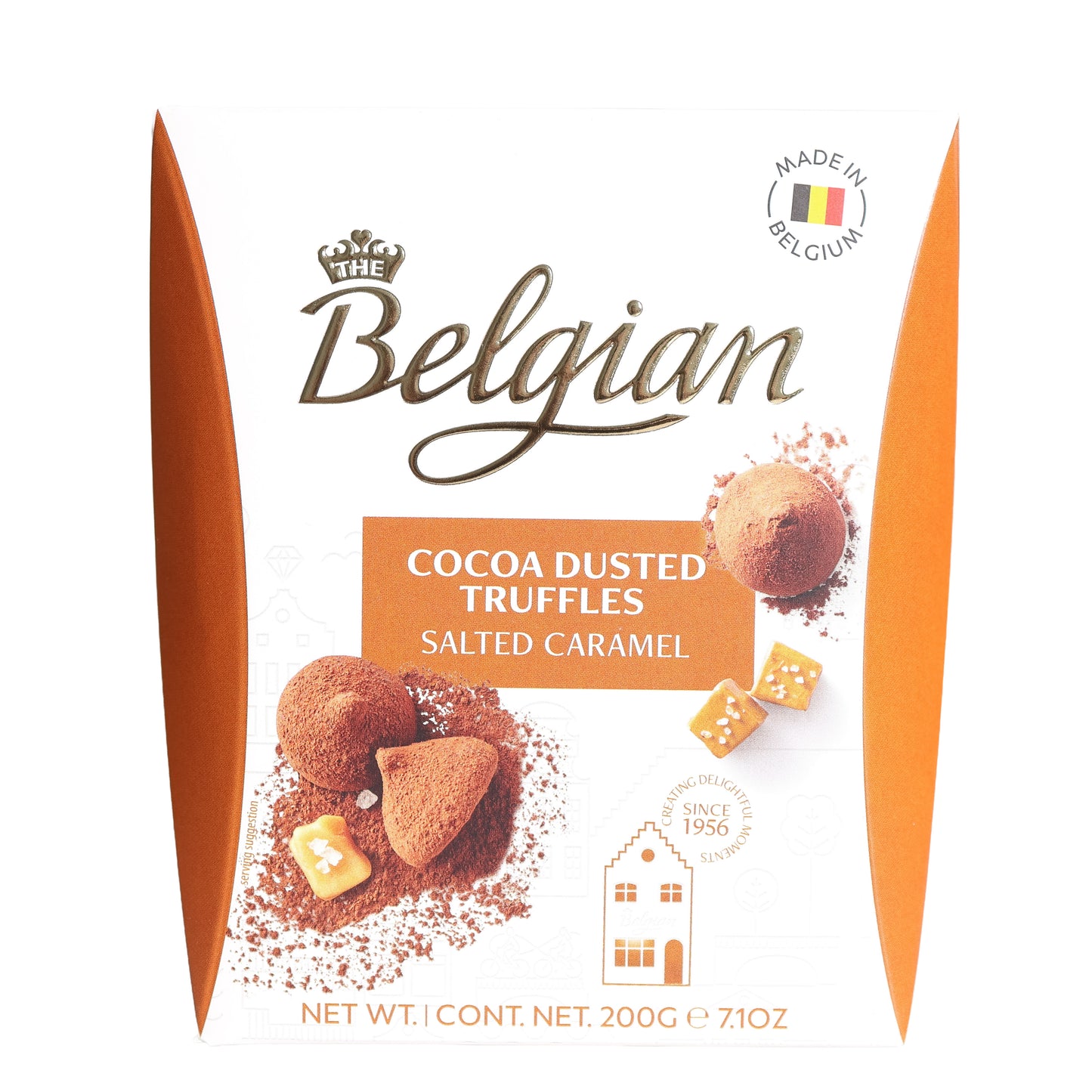 The Belgian Cocoa Dusted Truffles Salted Caramel, 7.1 oz