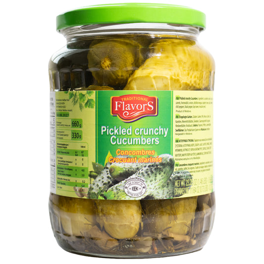 Traditional Flavors Pickled Crunchy Cucumbers, 23.28oz