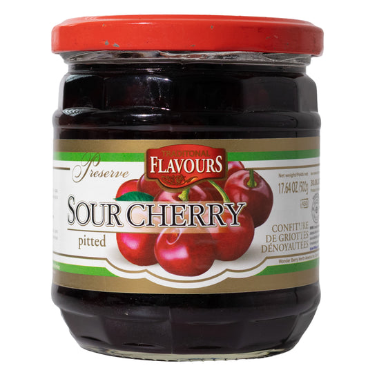Traditional Flavours Pitted Sour Cherry Preserve, 17.64oz