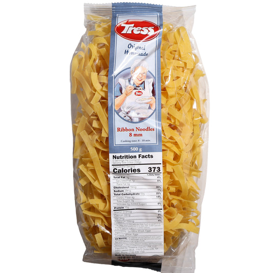 Tress Ribbon Noodles 8mm Egg Noodles, 17.6oz