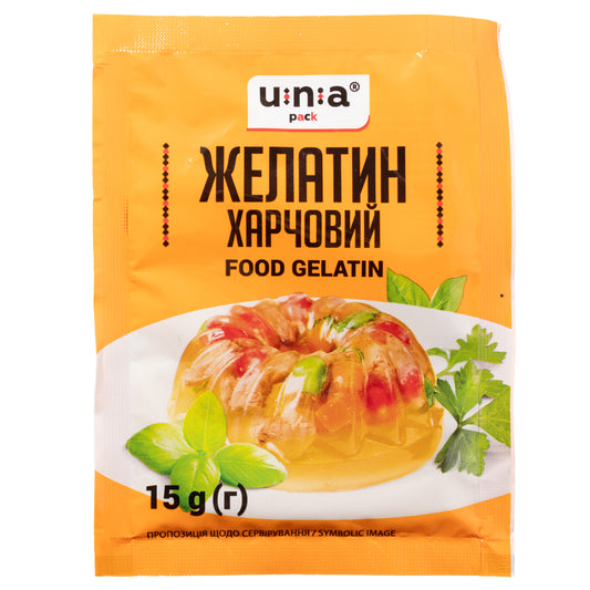 Una Pack Food Gelatin, 0.53oz
