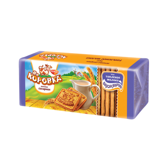 Korovka Sweet Biscuits w/ Baked Milk Taste, 375g