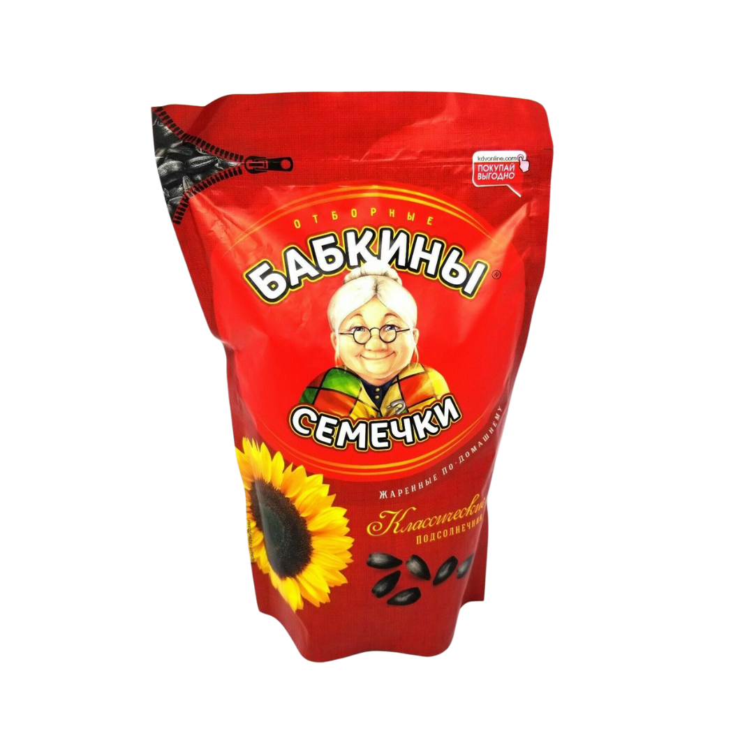 Бабушкины семена подсолнечника Классические, 500г