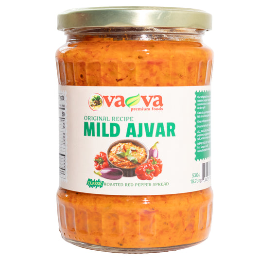 Va-Va Mild Ajvar Roasted Red Pepper Spread, 18.7oz