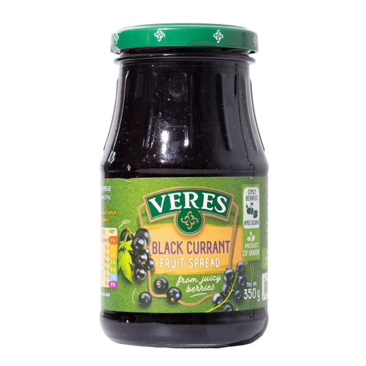 Veres Black Currant Fruit Spread, 12.35oz