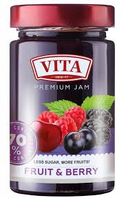 Vita Fruit & Berry Premium Jam, 370g