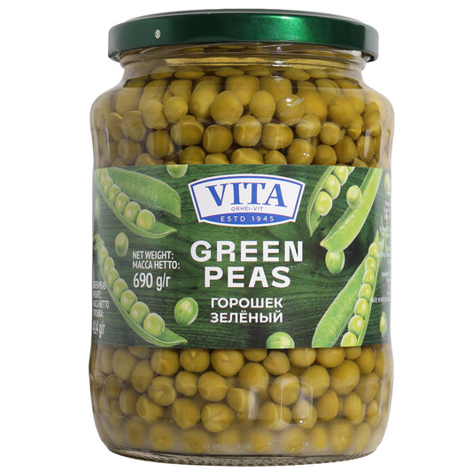 Vita Green Peas, 24.34oz