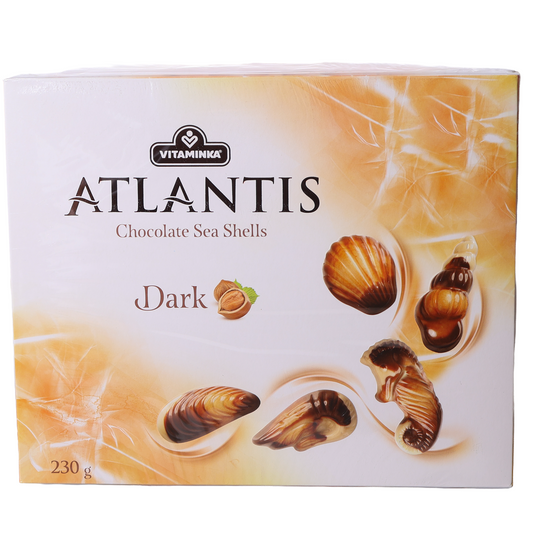 Vitaminka Atlantis Dark Chocolate Sea Shells, 8.1oz