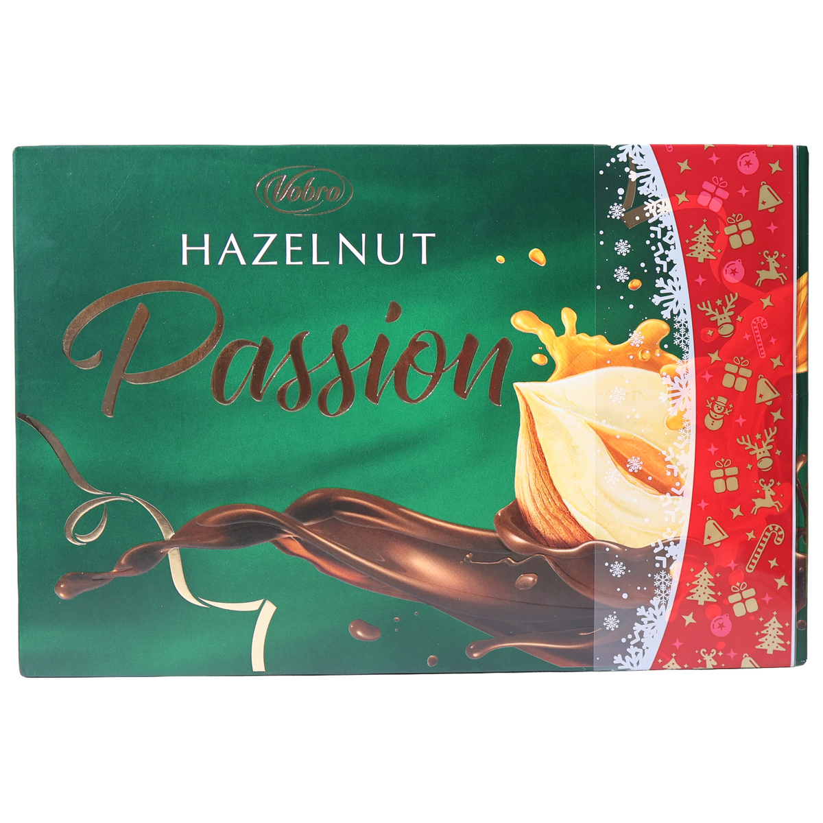 Vobro Hazelnut Passion Christmas Gift Pralines, 9.88oz