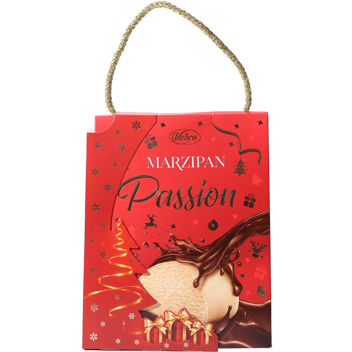Vobro Marzipan Passion Christmas Gift Pralines, 6.60oz