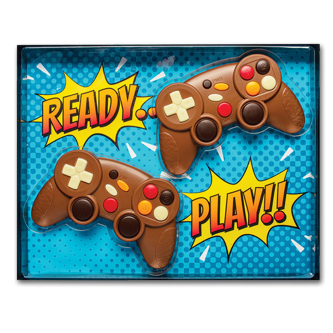 pack of Solid Chocolate Double Game Controller, 140g