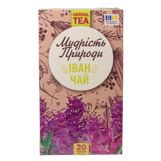Wisdom of Nature Ivan Tea Herbal Tea Bags, 20 Tea Bags