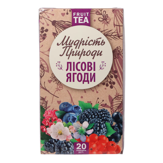 Wisdom of Nature Wild Berries Fruit Tea, 20 Tea Bags