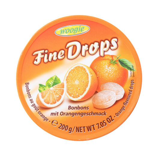Woogie Fine Drops Orange Hard Candy, 7.05oz