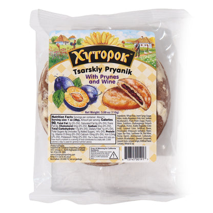 Xytorok Tsarskiy Pryanik with Prunes & Wine, 3.88oz
