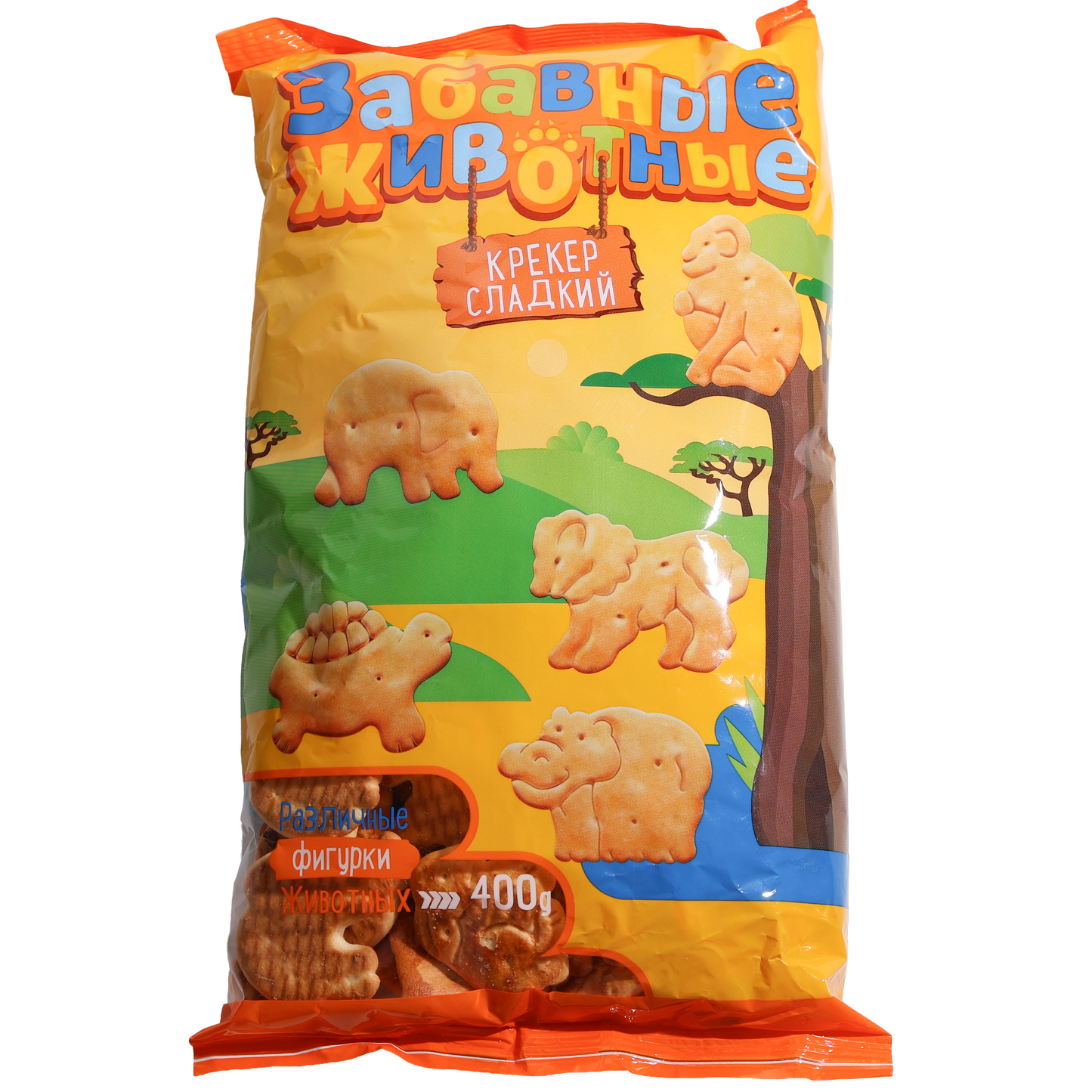 Yasnaya Polyana Funny Animals Sweet Animal Crackers, 14.1oz