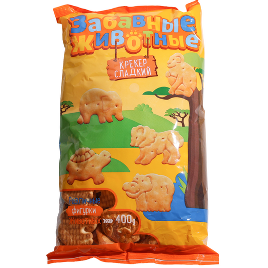 Yasnaya Polyana Funny Animals Sweet Animal Crackers, 14.1oz